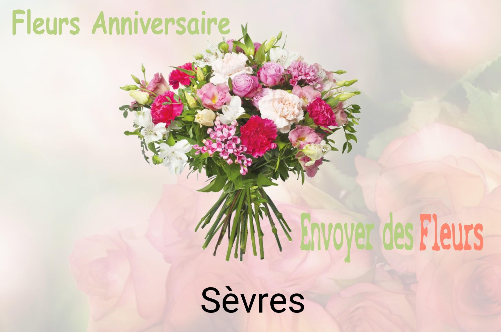 Bouquet de fleurs d’anniversaire livré à Sèvres