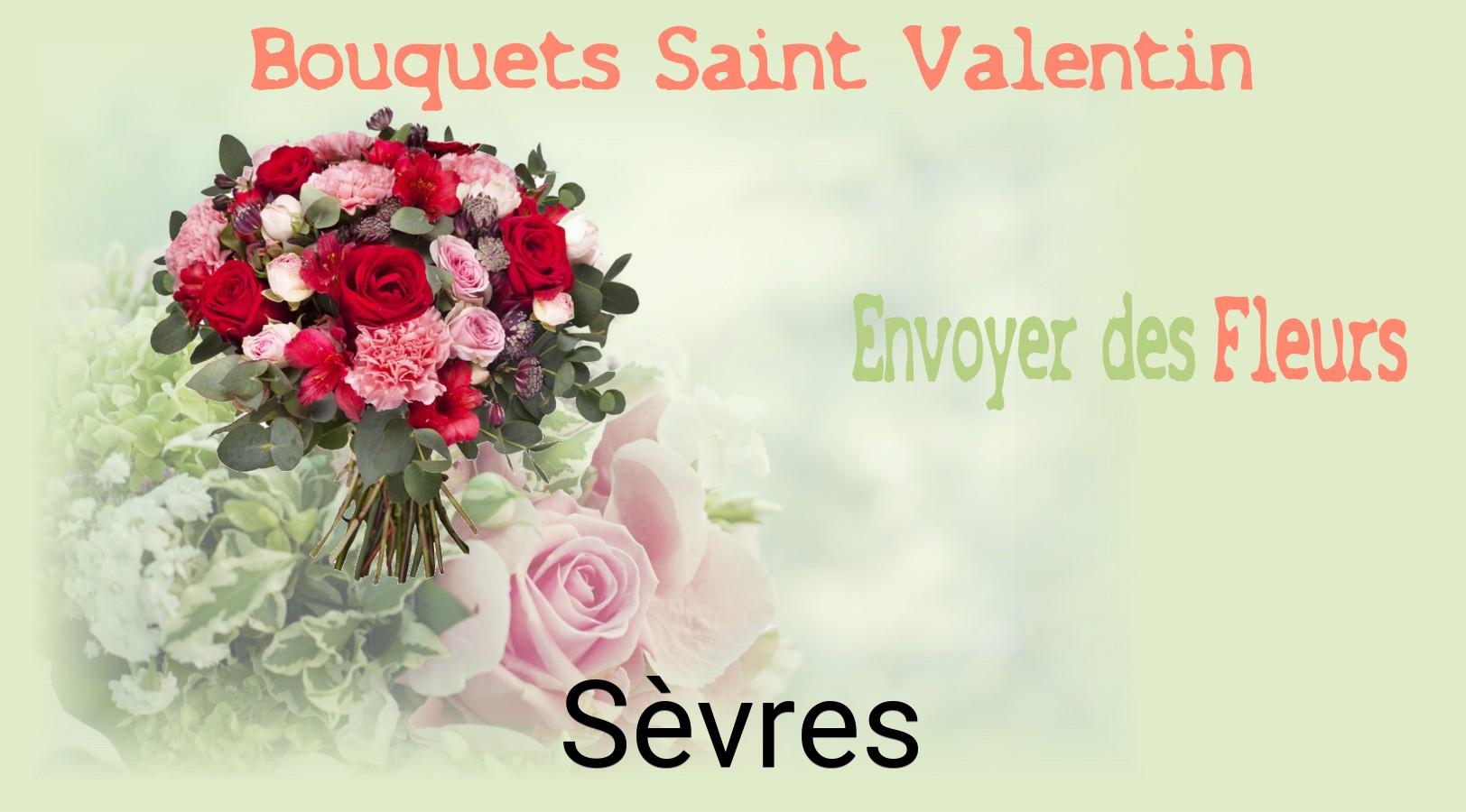 Roses de Saint-Valentin livrées à Sèvres